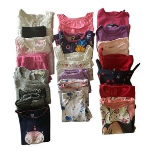 GIRLS 18 MONTH BUNDLE-20 PIECES-GOOD LAD-PEKKLE-BON BEBE AND MORE-#2
